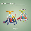 Trotteur 3-en-1 modulable avec musiques et jeux intégrés – Baby Boo Tahiti