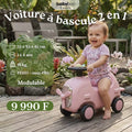 Voiture à bascule 2 en 1 - Rose