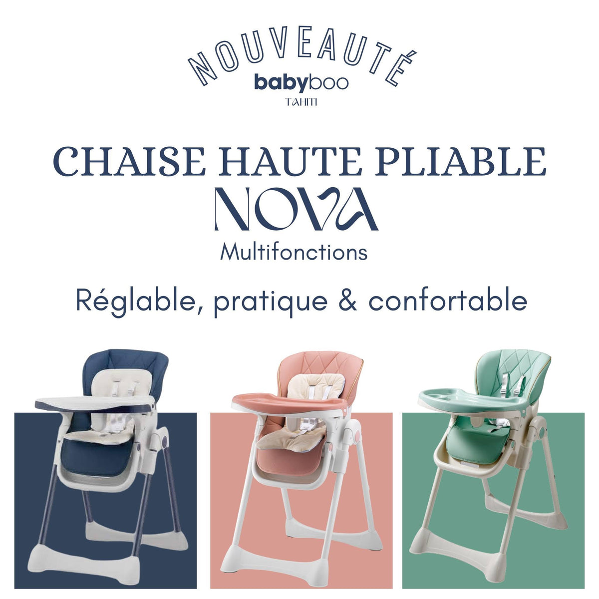 CHAISE HAUTE PLIABLE - NOVA